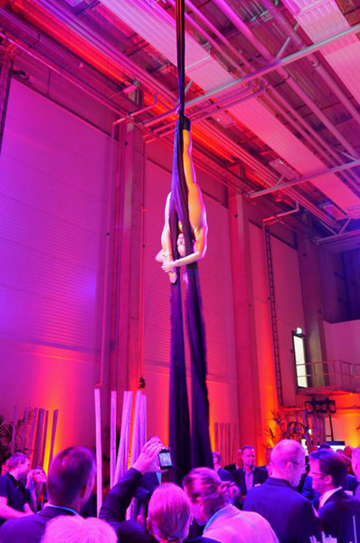 Hire Aerial Silk Act Aerial Silks Duo Fellbach Germany