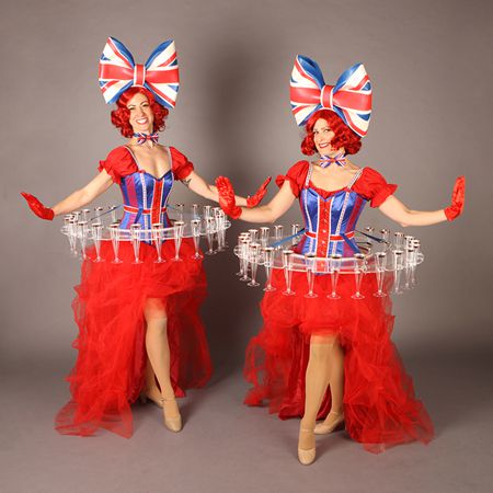 Themed Living Champagne Tables