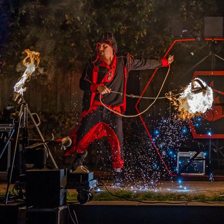 Fire Juggling Act