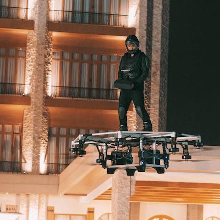 Drone Hoverboard Display