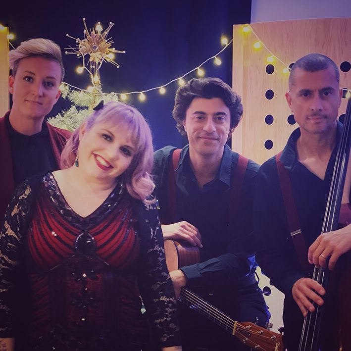 Quatuor de Noël vintage