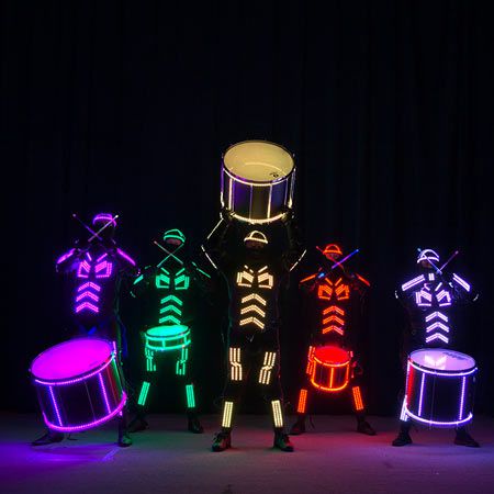 LED Tron Drummers Slovakia