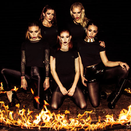 Female Fire Dancers