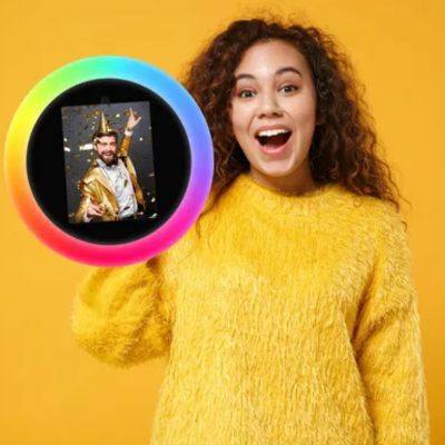 Ring Light Roaming Photo Booth 