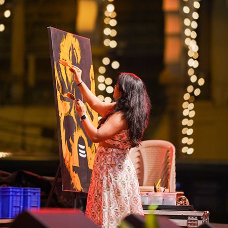 Live Wedding Painter Bangalore