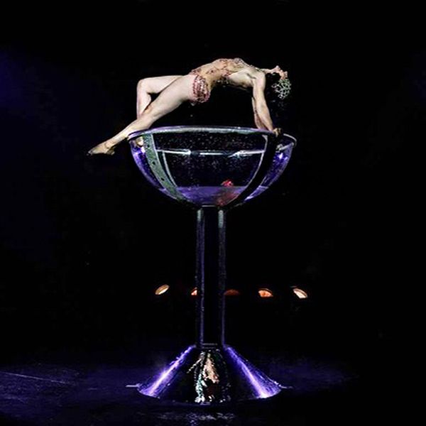 Burlesque Dancers Martini Glass