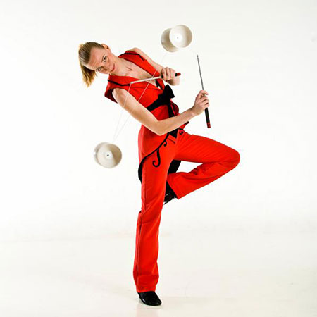 Female Diabolo Performer