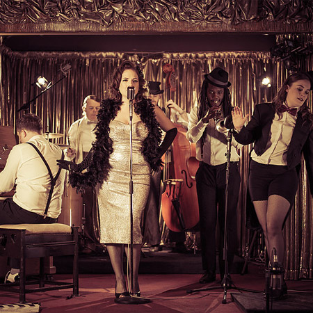 Groupe de swing cabaret vintage