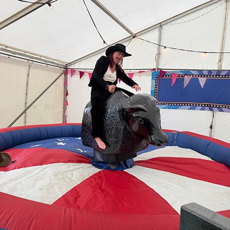 Mechanical Rodeo Bull 