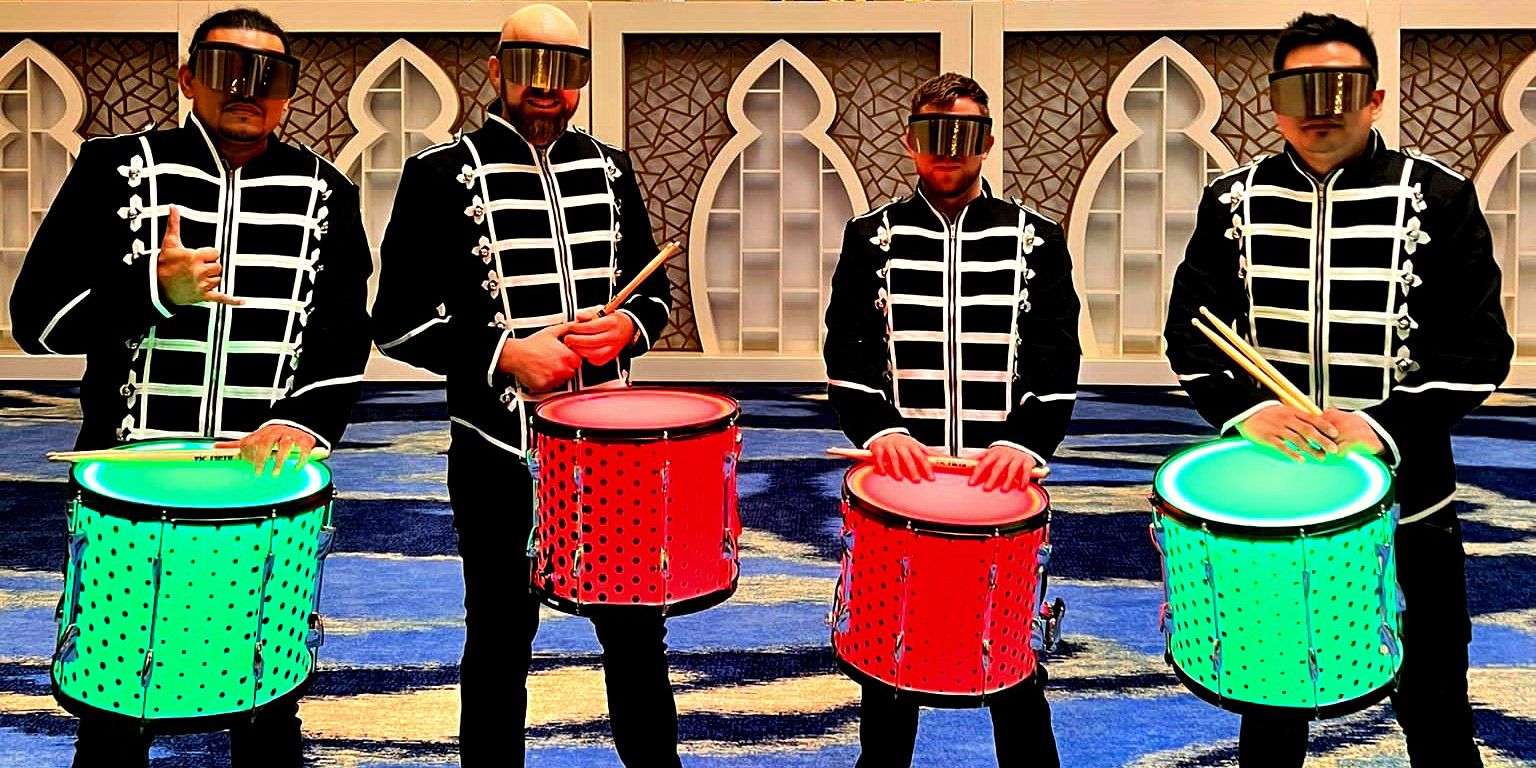 Drumbots Illuminate Corporate Event at Dubai’s Atlantis Hotel