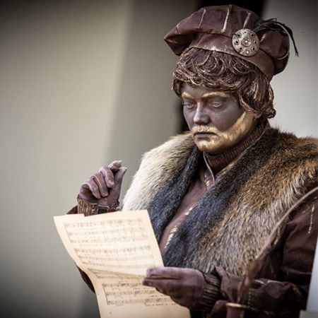 Renaissance Composer Statue