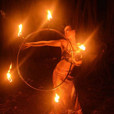 Spectacle de feu Jordan