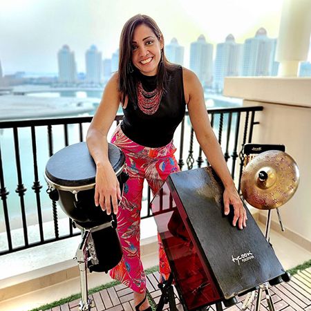 Female Percussionist Qatar