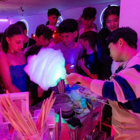 Glow-in-the-Dark Candy Floss