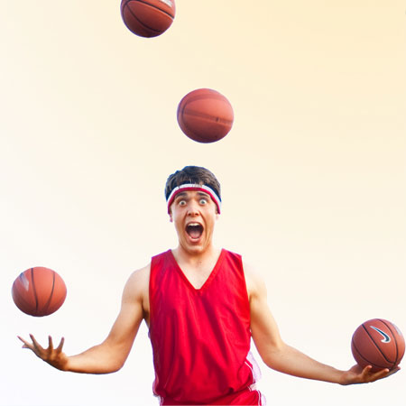 Basketball Jongleur