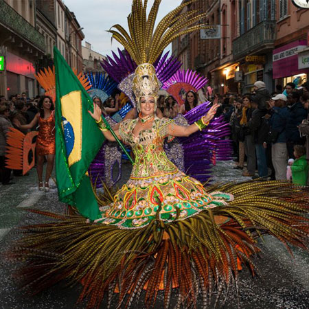 Percusión estilo carnaval de Río