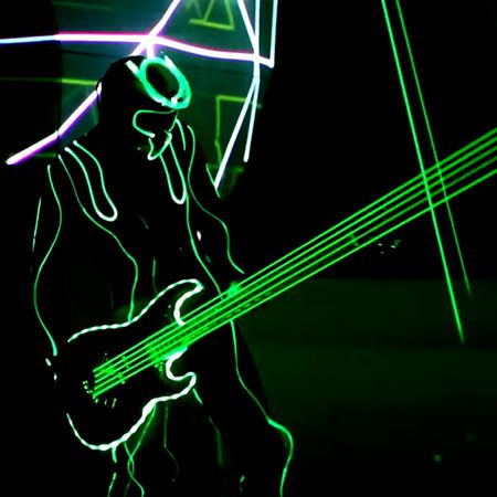 LED & Laser Gitarren Rock Show