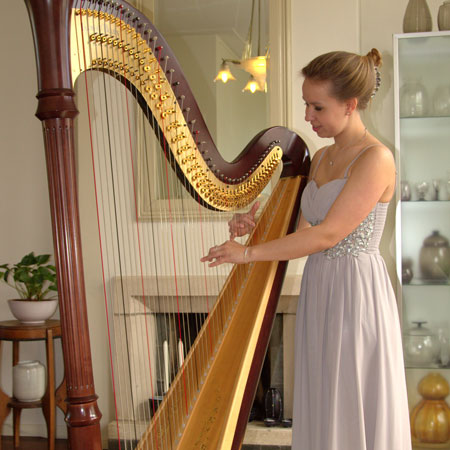 Female Harpist Netherlands