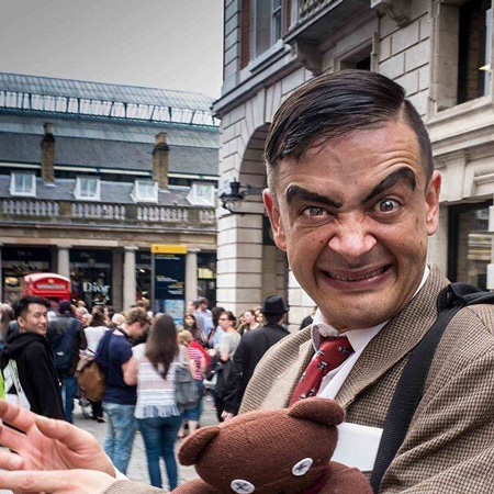 Imitador de Mr. Bean