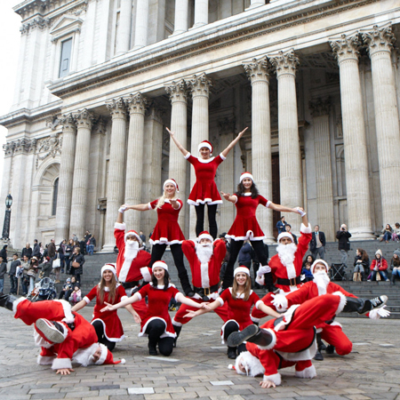 Hip Hop Santa Dancers