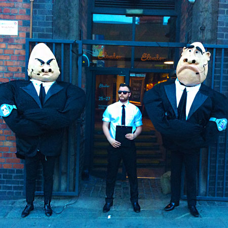 Giant Bouncer Puppets