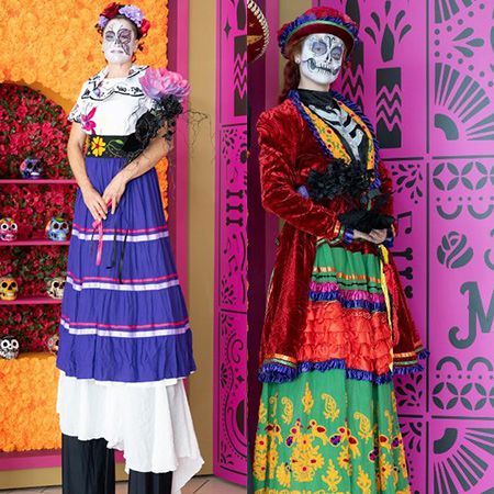 Day of the Dead Stilt Walkers