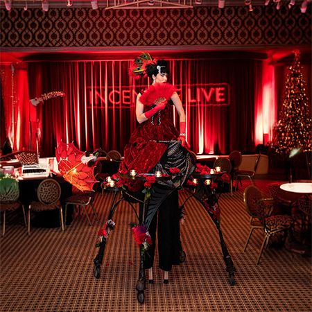 Stilt Walking Hostesses Chicago