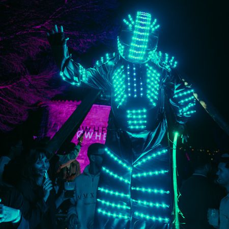 LED Robot Stilt Walker Portugal
