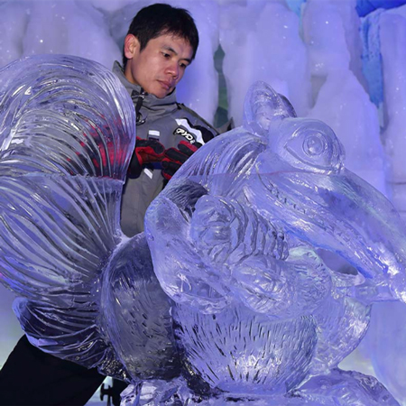 Escultores de hielo China