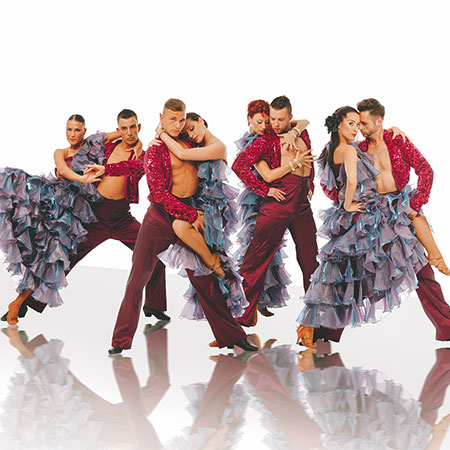Lateinamerikanische Tanzgruppe
