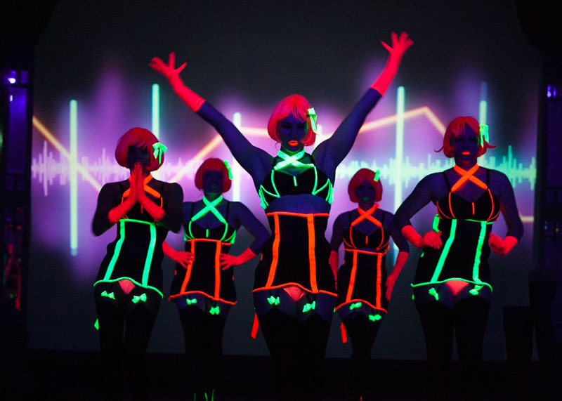 Hire Neon Burlesque Show - Burlesque Themed Entertainment London | UK