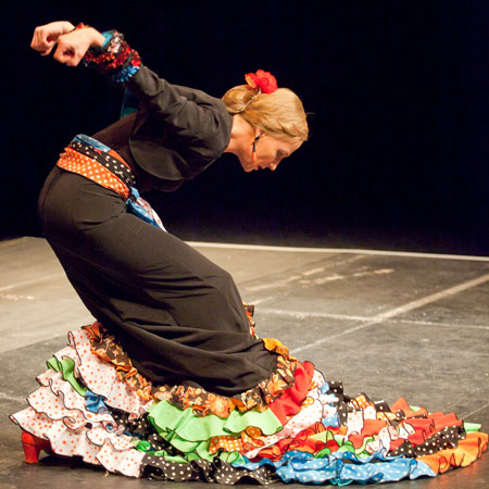 Espectáculo clásico de baile flamenco