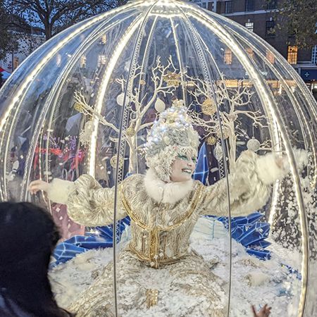 Boule de neige vivante