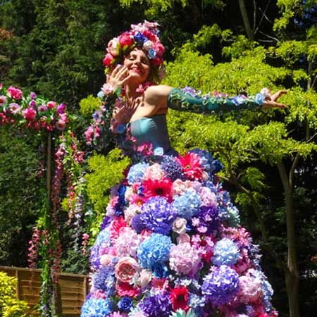 Floral Stilt Walker