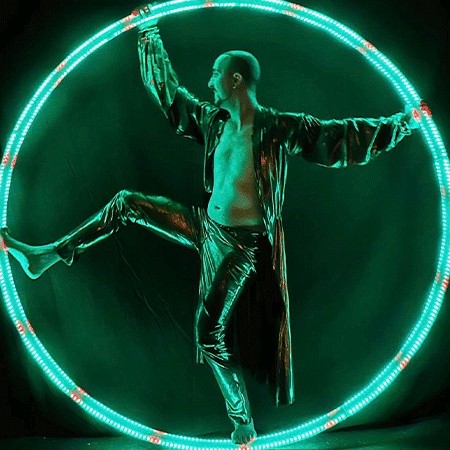 LED Cyr Wheel Barcelona