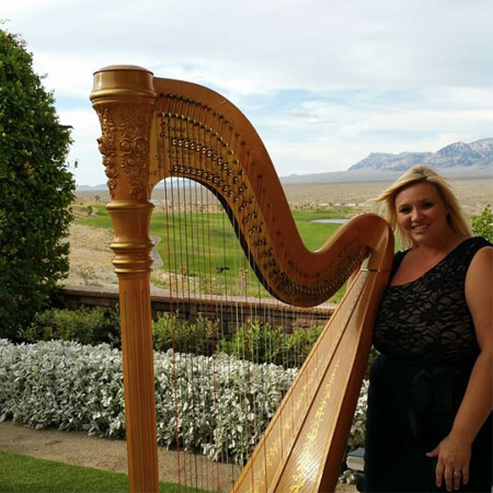 Female Harpist