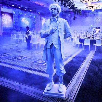 Gründer-Vater lebende Statuen