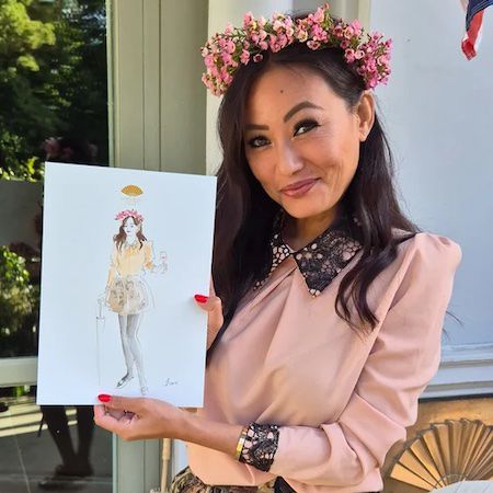 Lebendiger Mode-Illustrator London