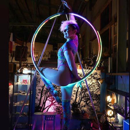 LED Aerial Hoop Sydney