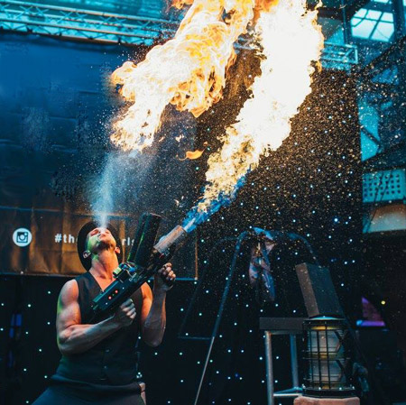 Male Fire Cabaret & Circus Show