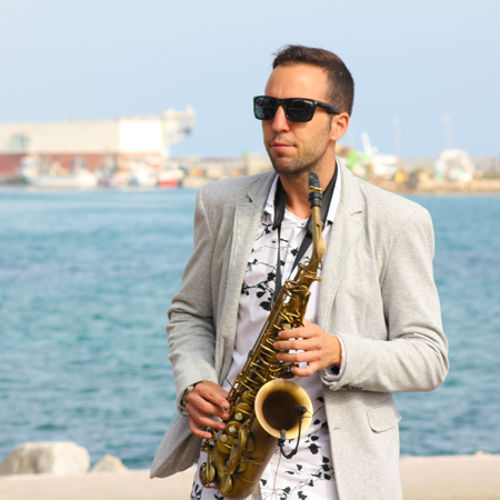 Spanischer Saxophonist