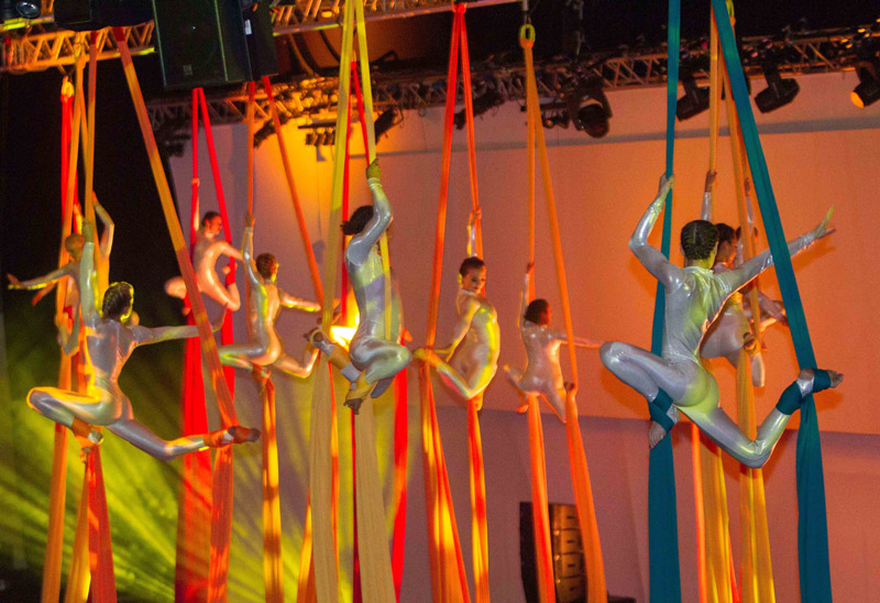 Hire Aerial Performers Book Silk Artists Entertainment Agency UK