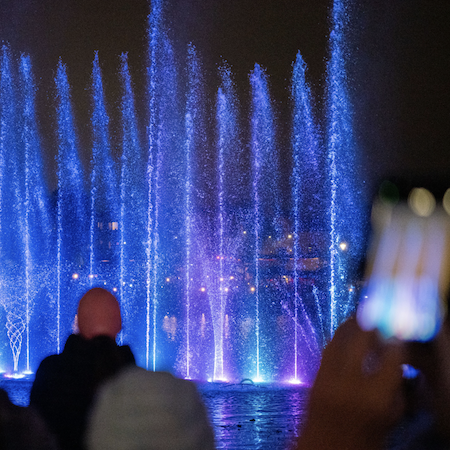 Spectacles de fontaines dansantes géantes