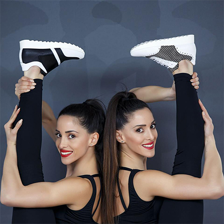 Female Acro Dance Twins