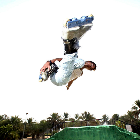 Freestyle Rollerblader Dubai