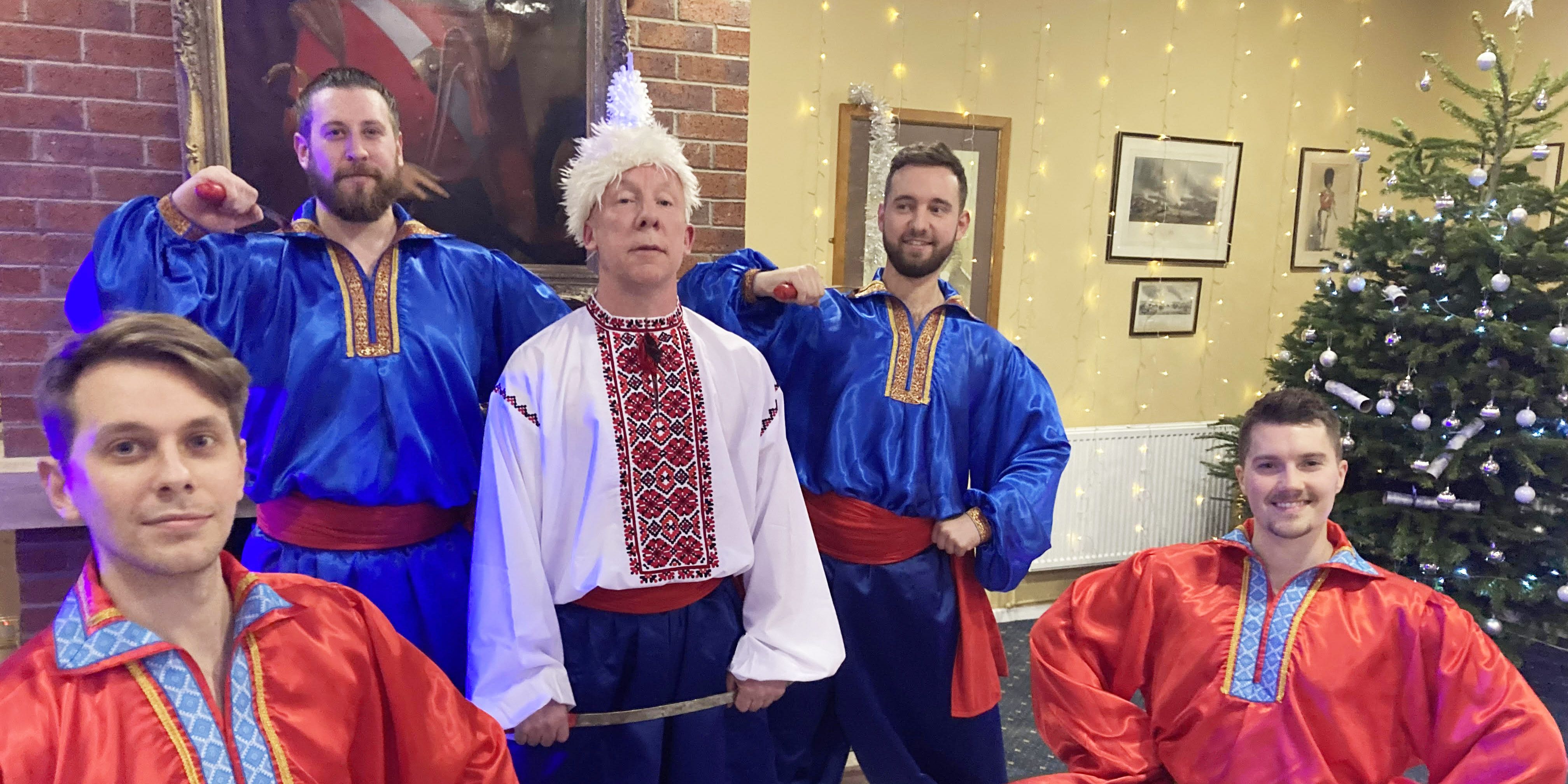 Ukrainian Cossack Dancers Bring Festivities to Harrogate Christmas Bash