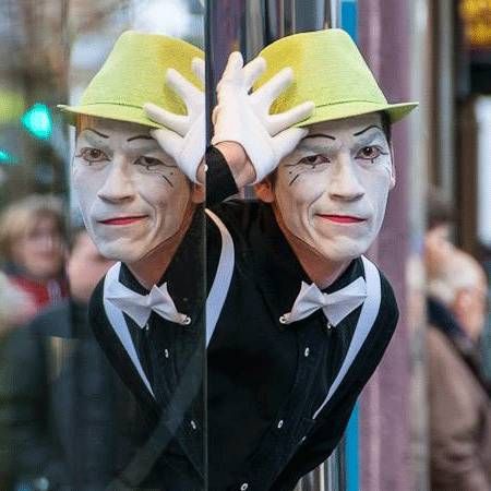 Mime-Künstler Barcelona