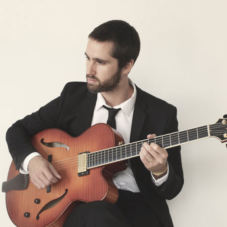 Guitariste de jazz Nice