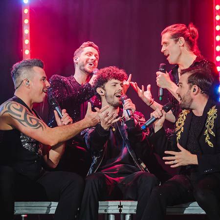 Groupe hommage à Take That à Londres