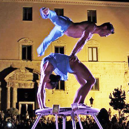 Akrobatisches Duo Bulgarien